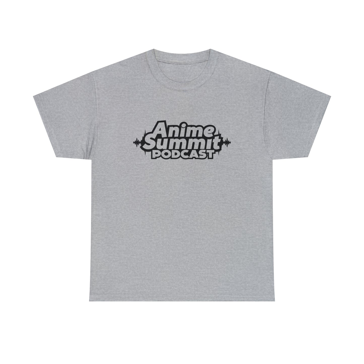 Anime Summit Podcast Basic Logo - Unisex Heavy Cotton Tee