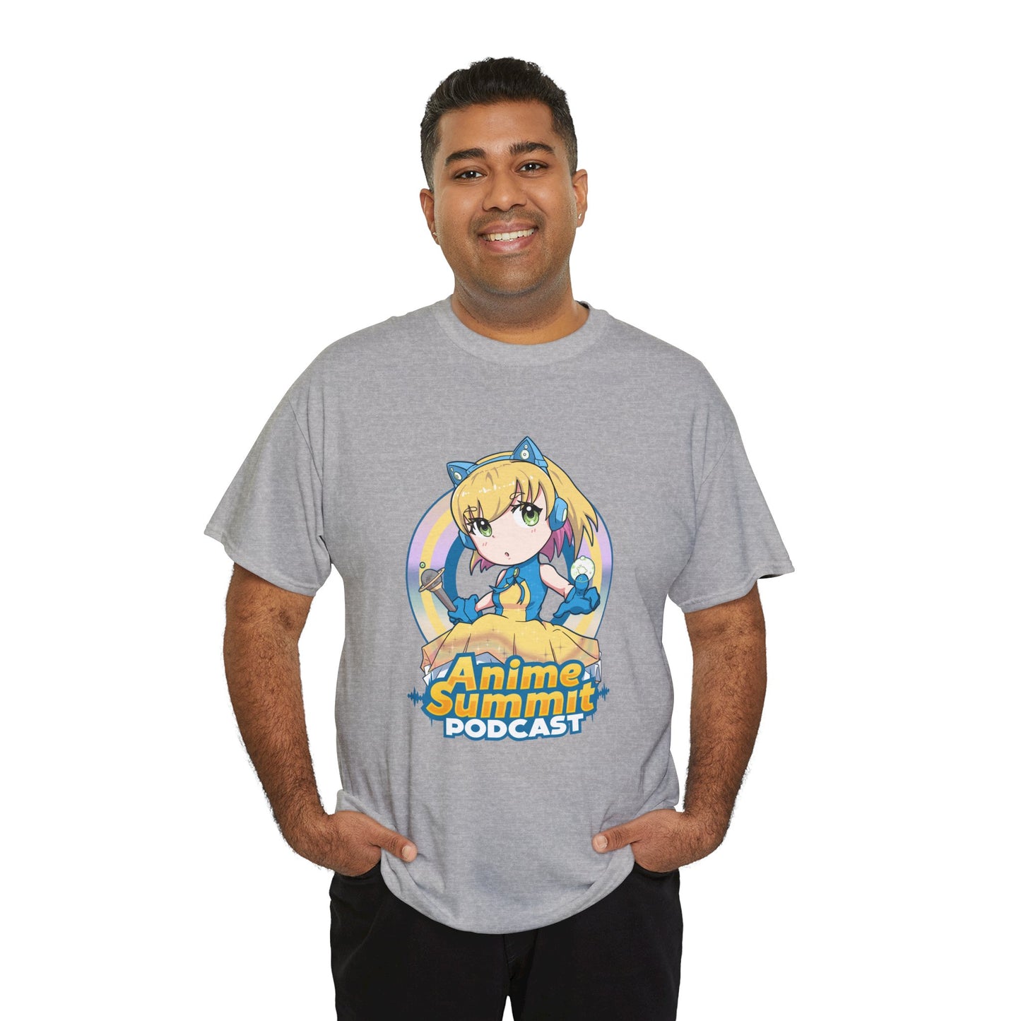 Anime Summit Podcast Main Logo - Unisex Heavy Cotton Tee