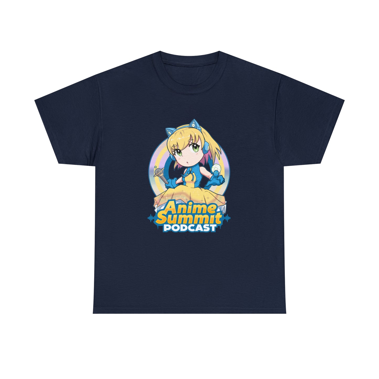 Anime Summit Podcast Main Logo - Unisex Heavy Cotton Tee