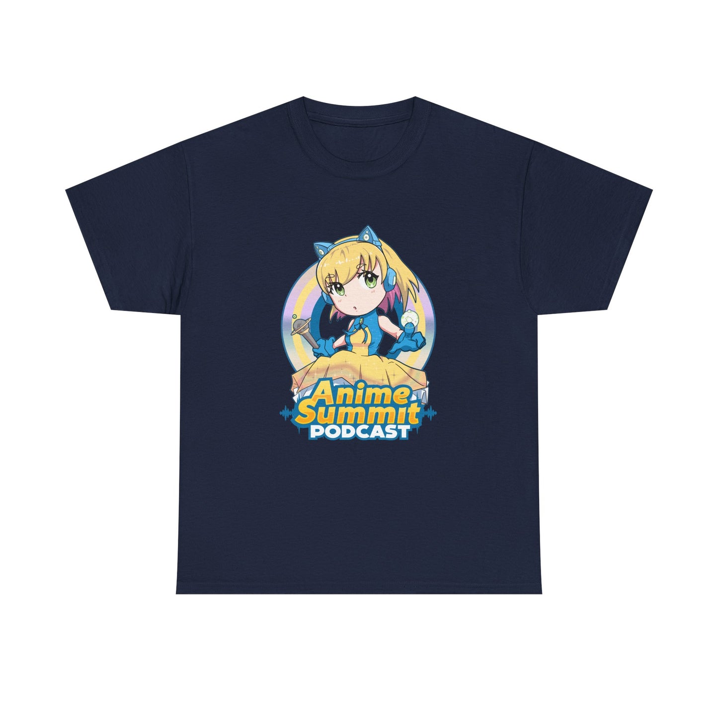 Anime Summit Podcast Main Logo - Unisex Heavy Cotton Tee