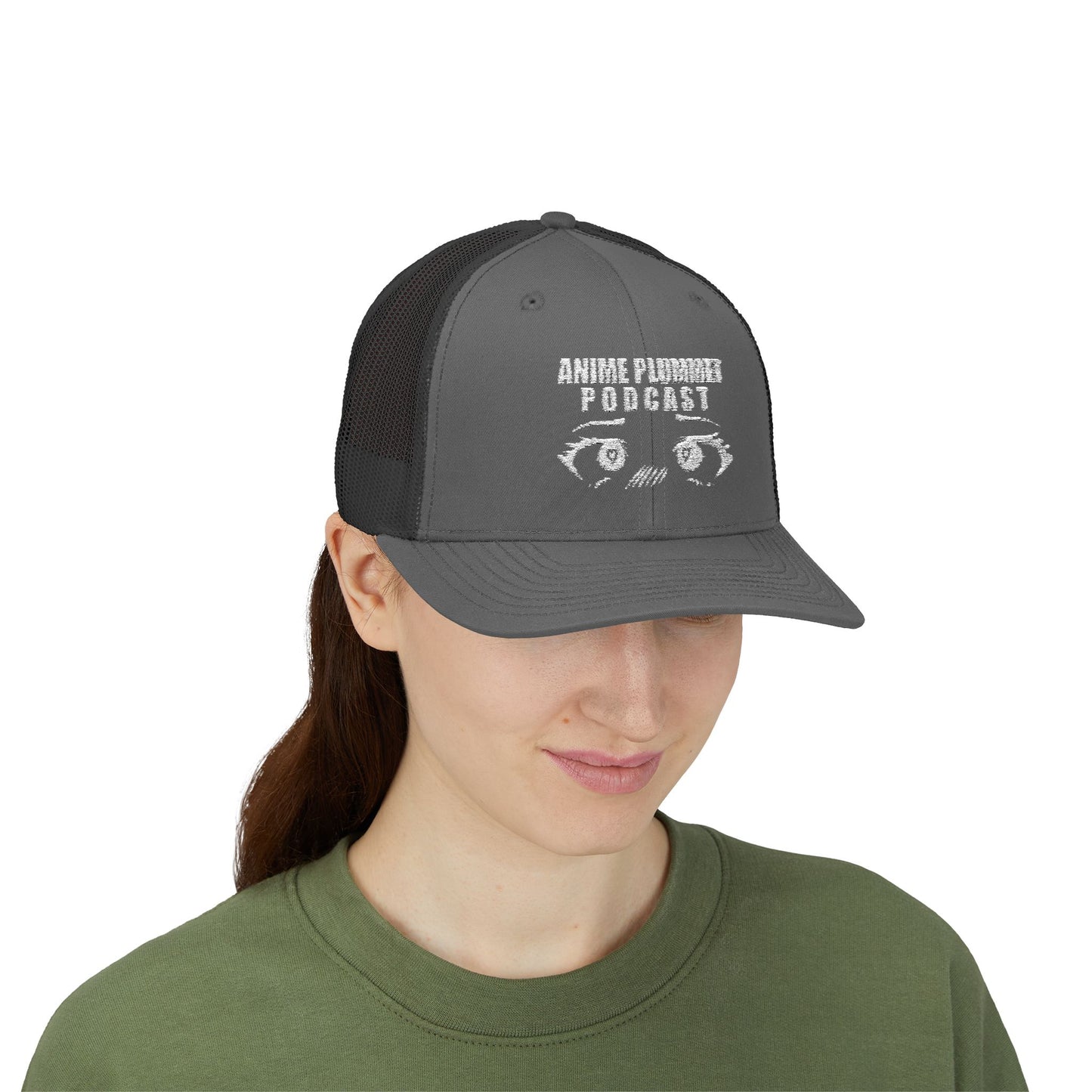 Anime Podcast Snapback Trucker Cap - Perfect Gift, Casual Cap, Summer Accessory, Festival Wear, Trendy Headwear