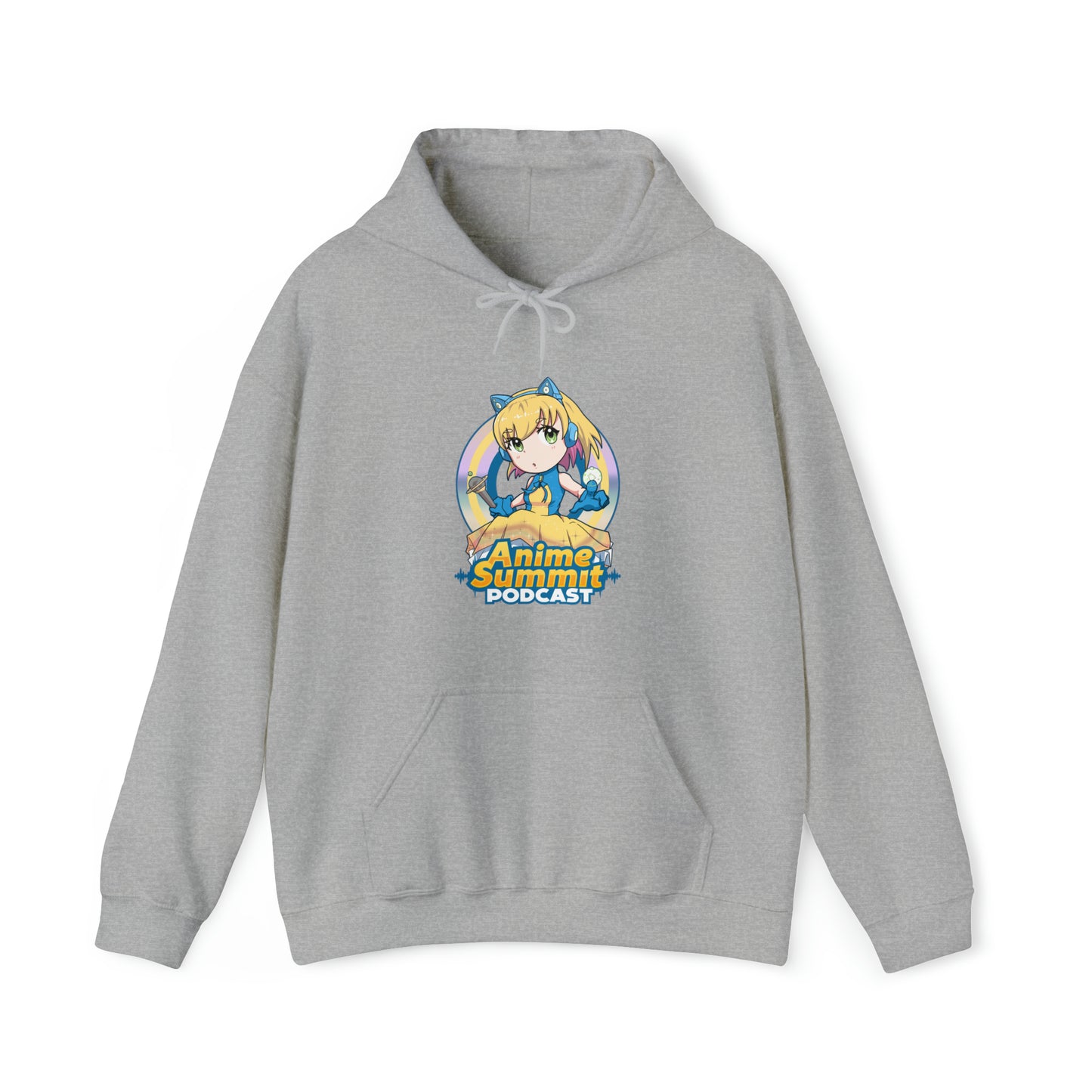 Anime Summit Podcast - Logo - Unisex Heavy Blend™ Hooded Sweatshirt