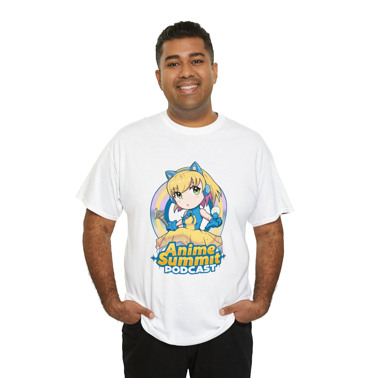 Anime Summit Podcast Main Logo - Unisex Heavy Cotton Tee