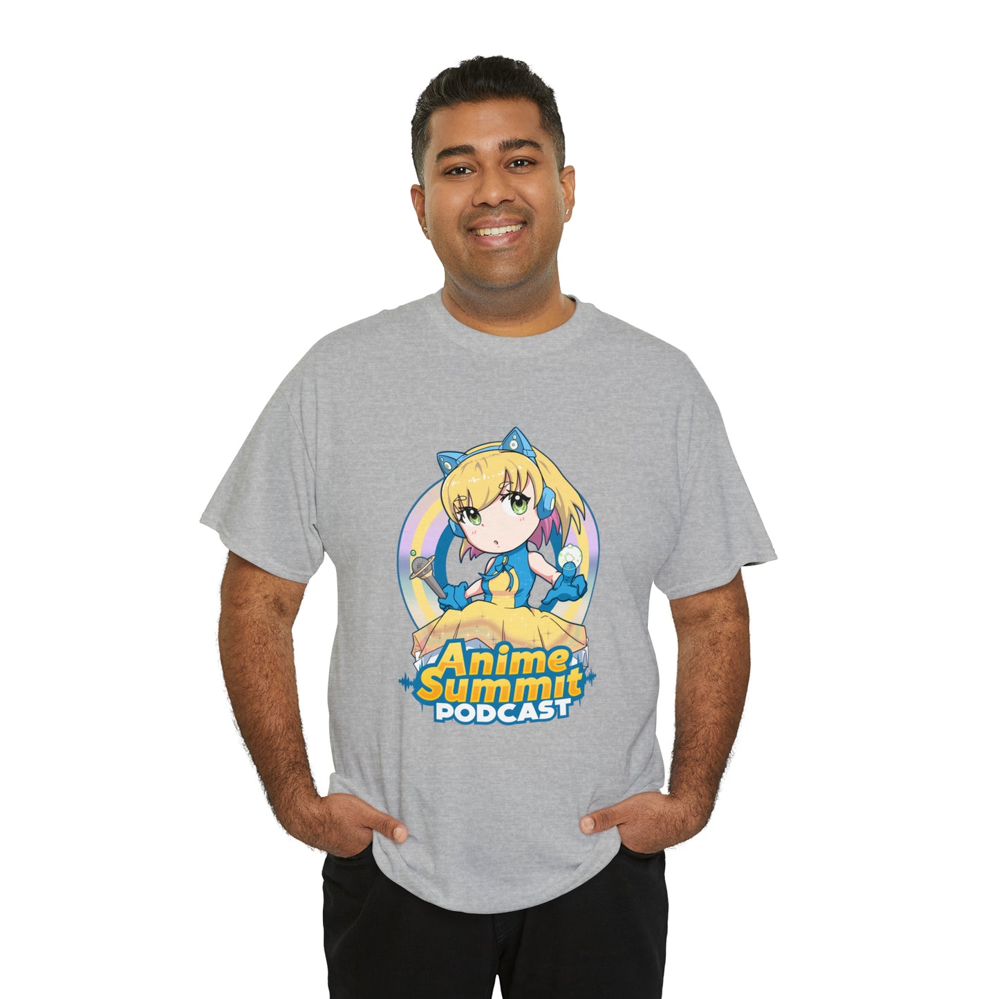 Anime Summit Podcast Main Logo - Unisex Heavy Cotton Tee