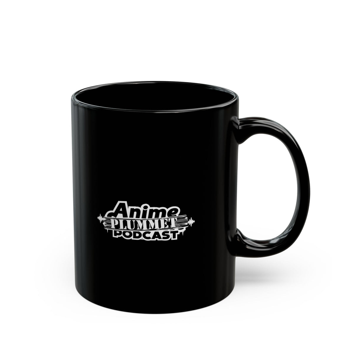 Anime Plummet Logo - 11oz Black Mug