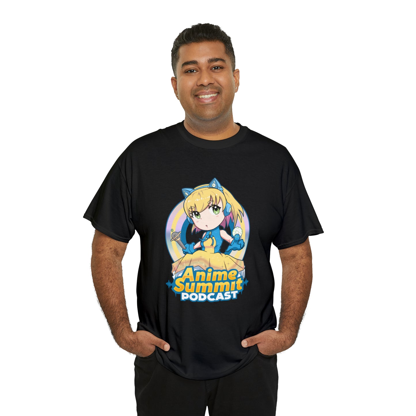 Anime Summit Podcast Main Logo - Unisex Heavy Cotton Tee