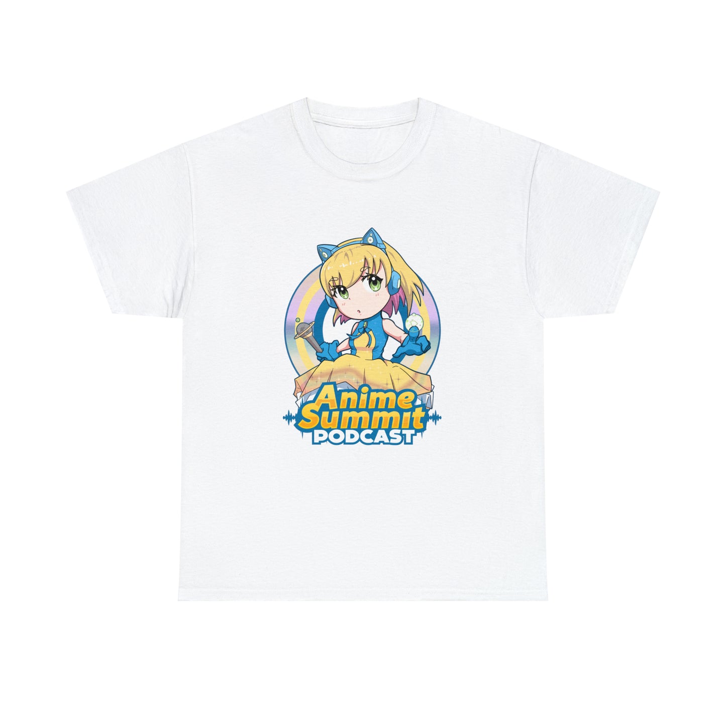 Anime Summit Podcast Main Logo - Unisex Heavy Cotton Tee