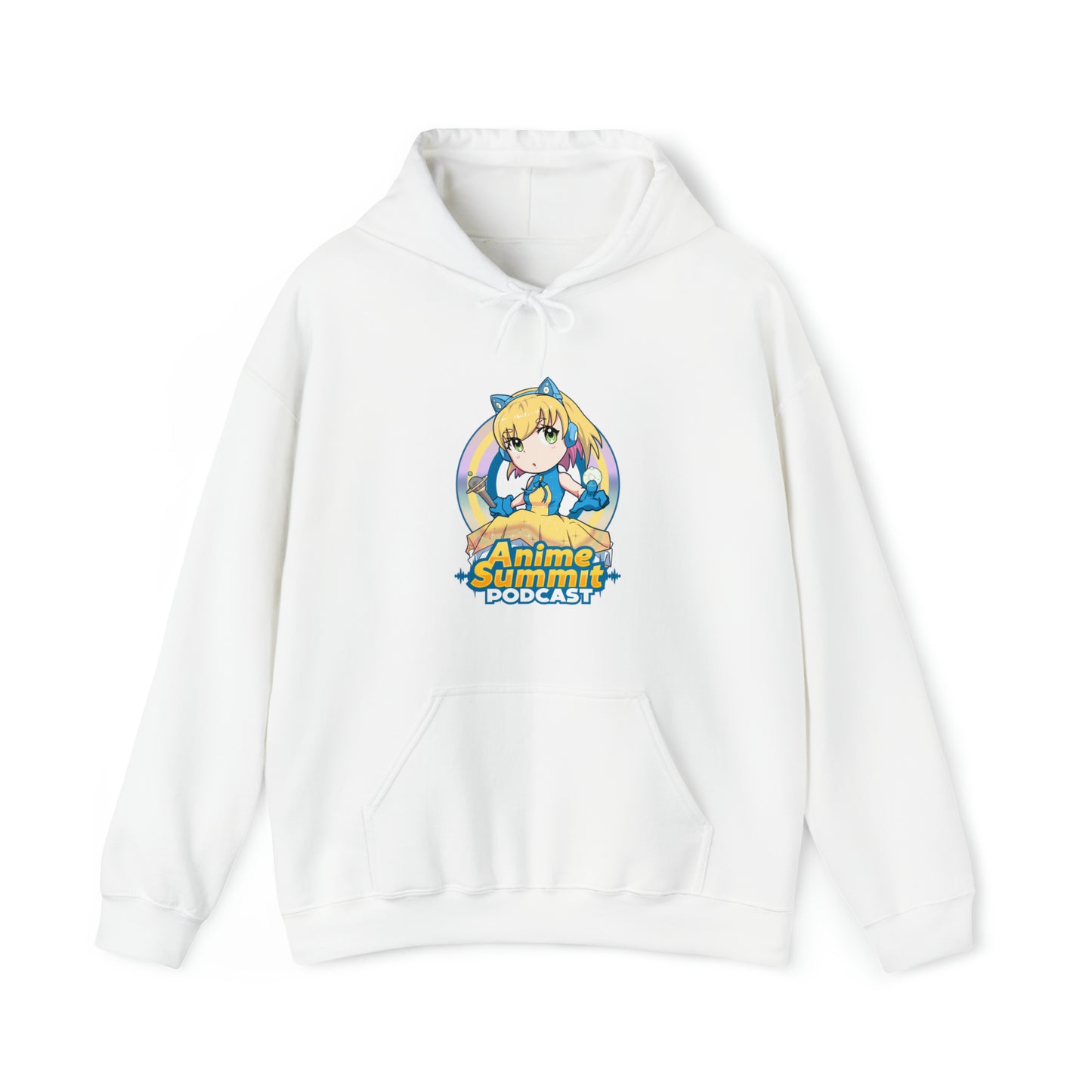 Anime Summit Podcast - Logo - Unisex Heavy Blend™ Hooded Sweatshirt