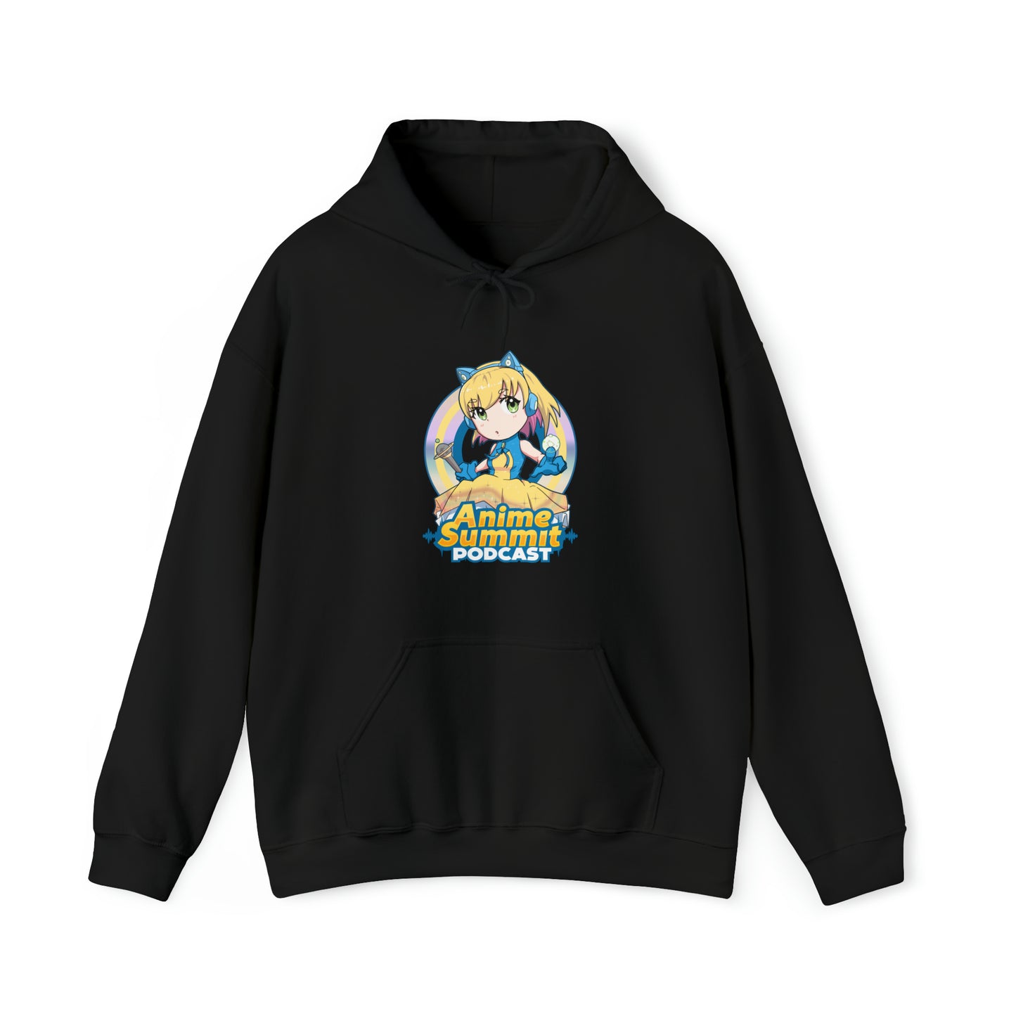 Anime Summit Podcast - Logo - Unisex Heavy Blend™ Hooded Sweatshirt