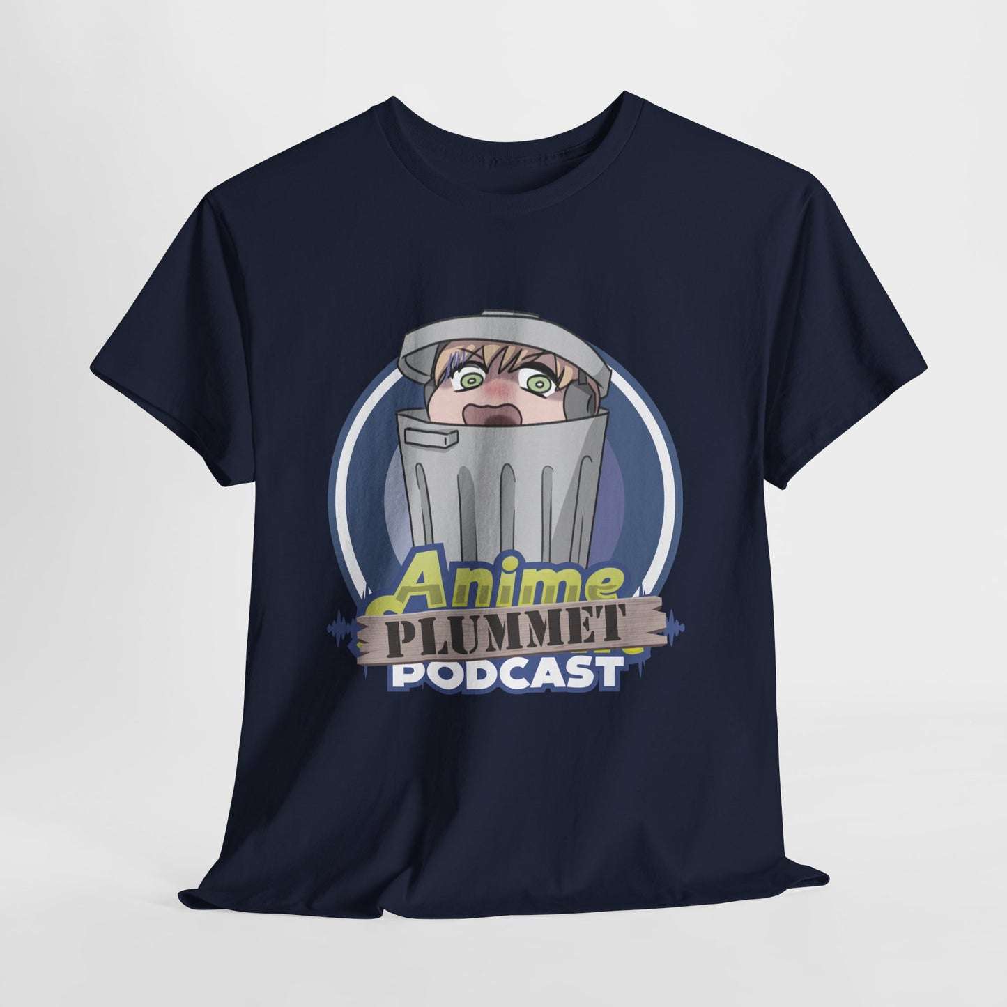 Anime Plummet Podcast Main Logo - Unisex Heavy Cotton Tee