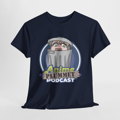 Anime Plummet Podcast Main Logo - Unisex Heavy Cotton Tee