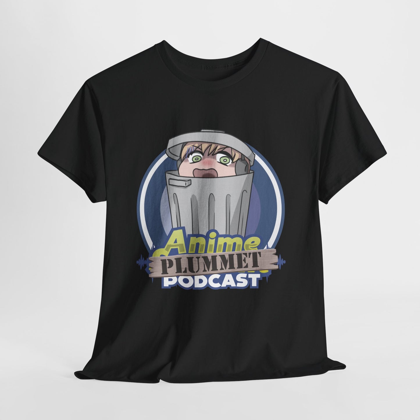 Anime Plummet Podcast Main Logo - Unisex Heavy Cotton Tee