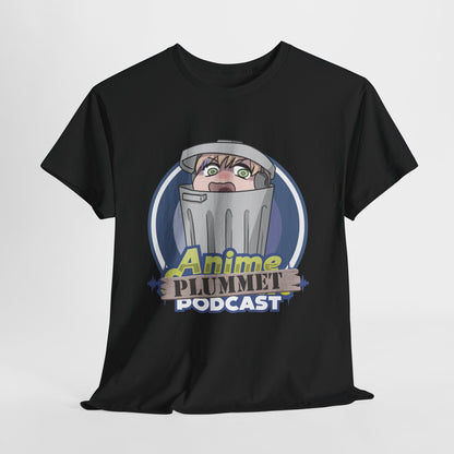 Anime Plummet Podcast Main Logo - Unisex Heavy Cotton Tee