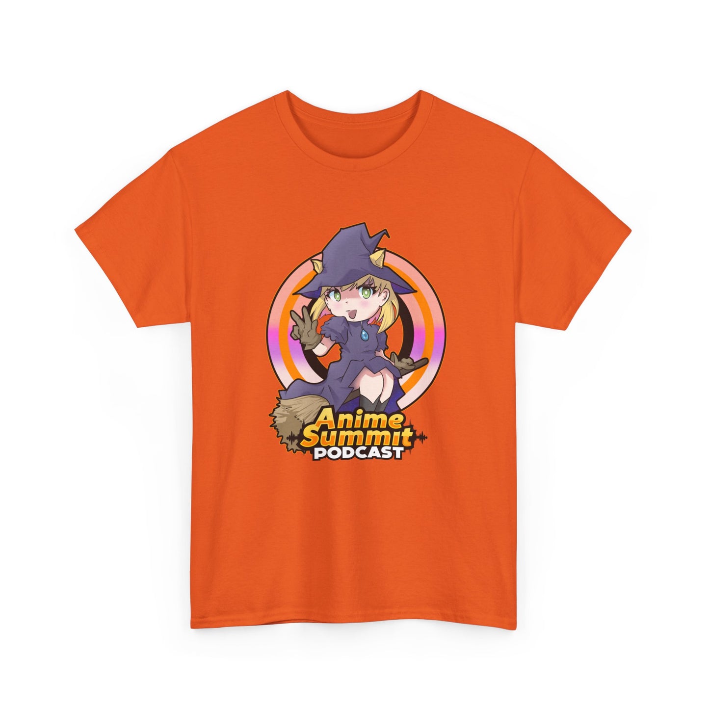 Anime Summit logo Halloween Edition - Unisex Heavy Cotton Tee
