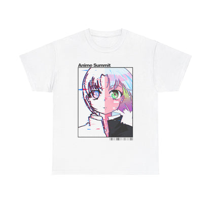 Anime Summit GLITCH GRRL - Unisex Heavy Cotton Tee