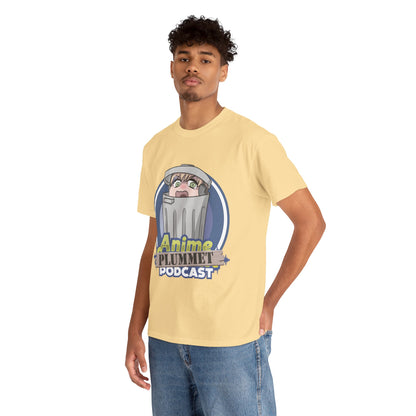 Anime Plummet Podcast Main Logo - Unisex Heavy Cotton Tee