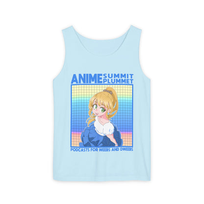 Summit X Plummet Weebs and Dweebs - Unisex Garment-Dyed Tank Top