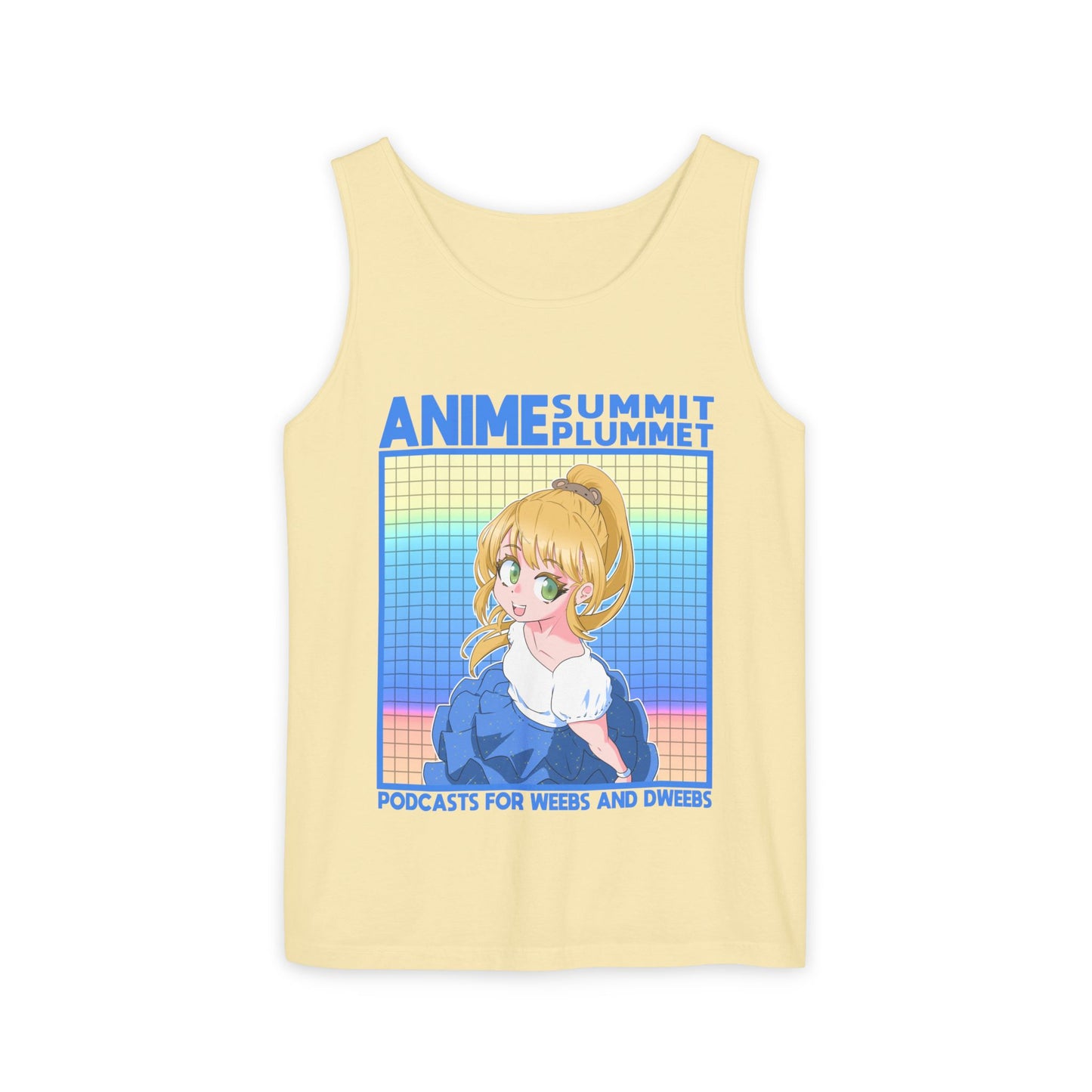 Summit X Plummet Weebs and Dweebs - Unisex Garment-Dyed Tank Top