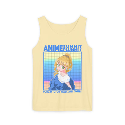 Summit X Plummet Weebs and Dweebs - Unisex Garment-Dyed Tank Top