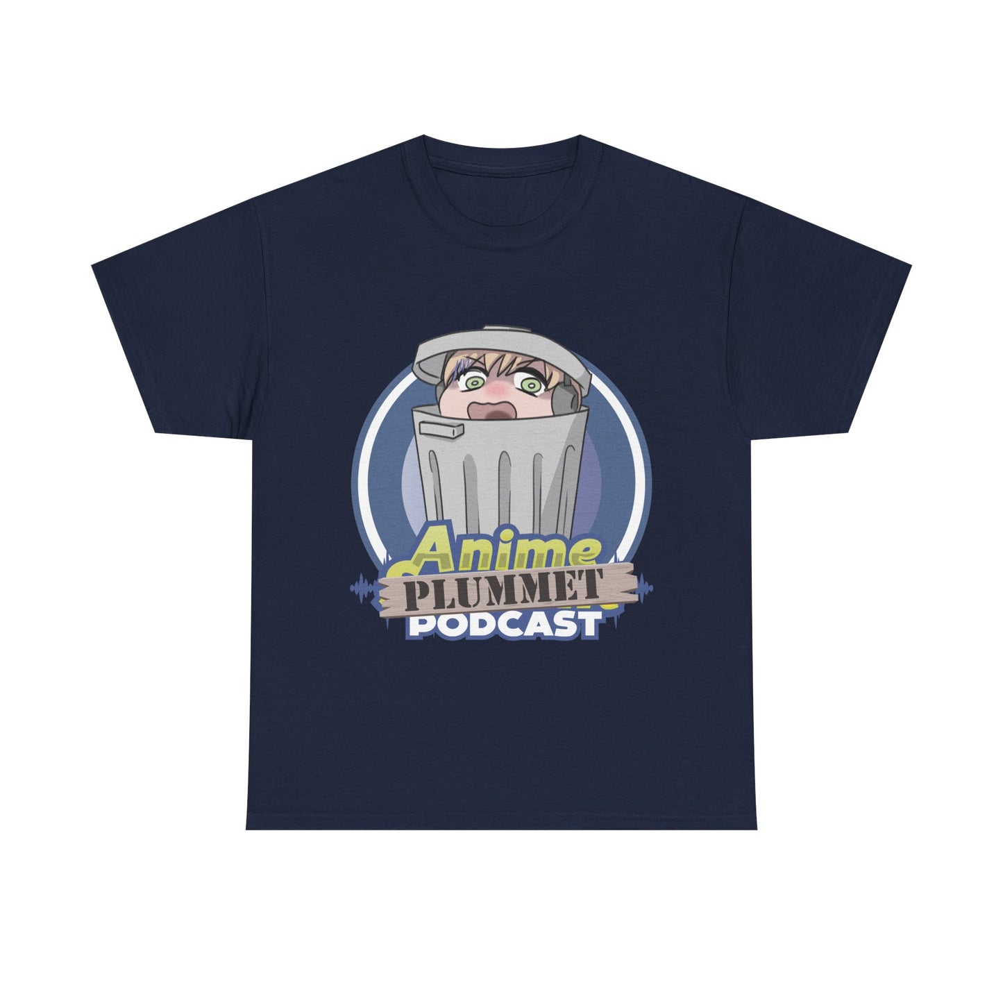 Anime Plummet Podcast Main Logo - Unisex Heavy Cotton Tee