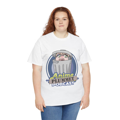 Anime Plummet Podcast Main Logo - Unisex Heavy Cotton Tee