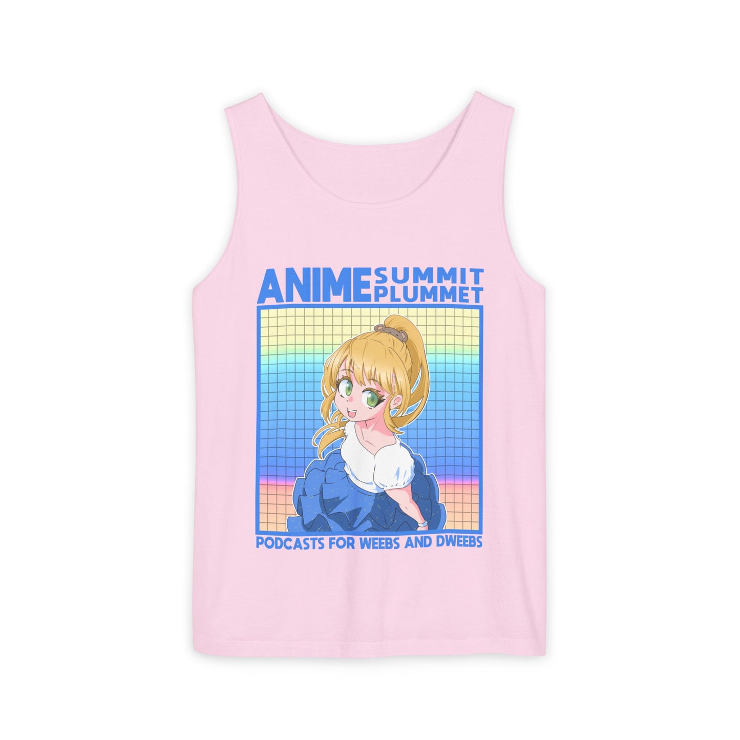 Summit X Plummet Weebs and Dweebs - Unisex Garment-Dyed Tank Top