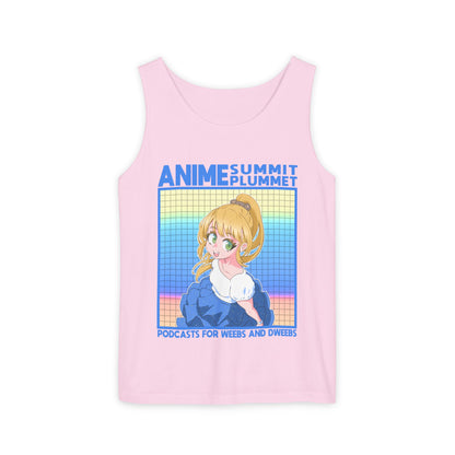 Summit X Plummet Weebs and Dweebs - Unisex Garment-Dyed Tank Top