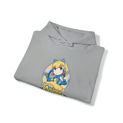 Anime Summit Podcast - Logo - Unisex Heavy Blend™ Hooded Sweatshirt
