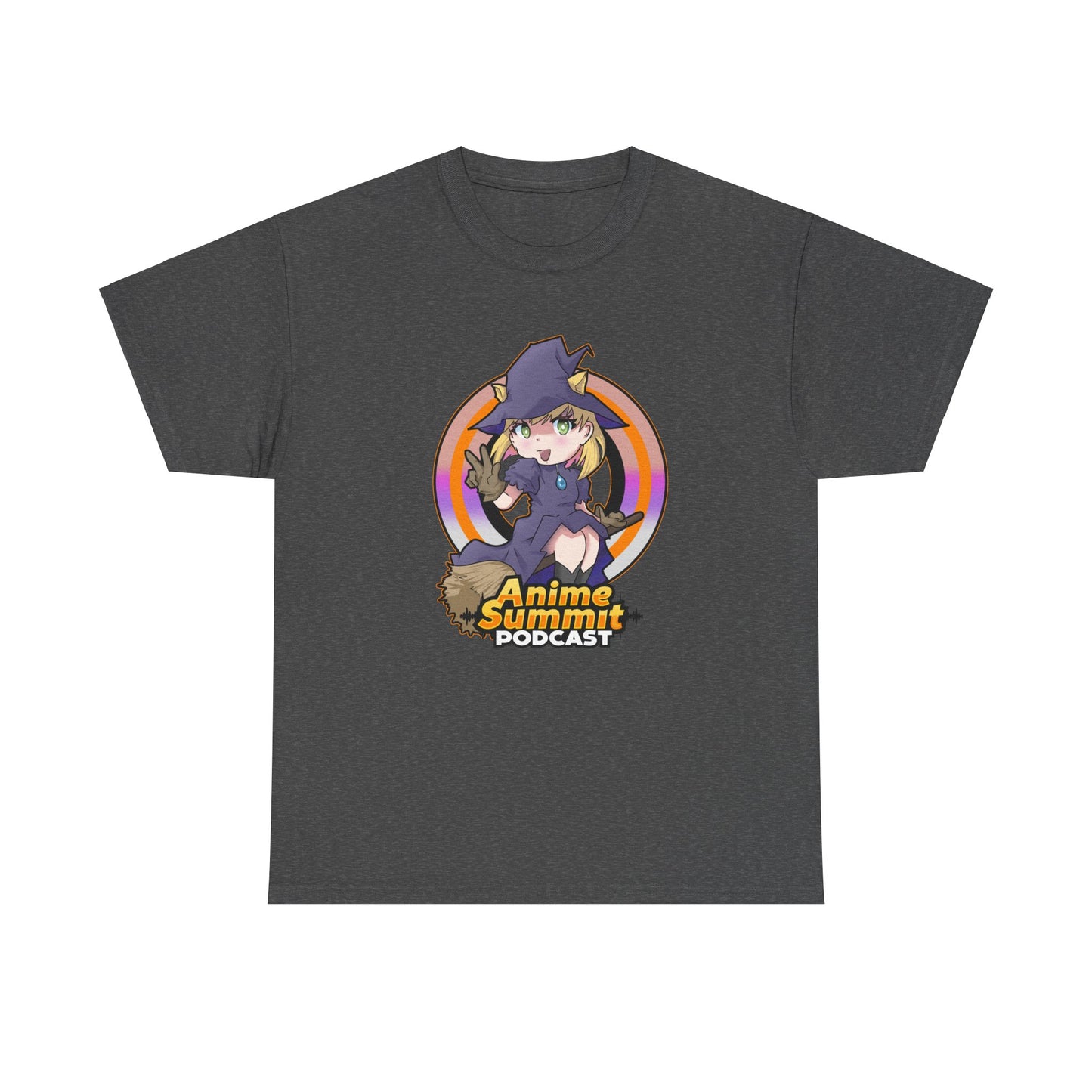 Anime Summit logo Halloween Edition - Unisex Heavy Cotton Tee