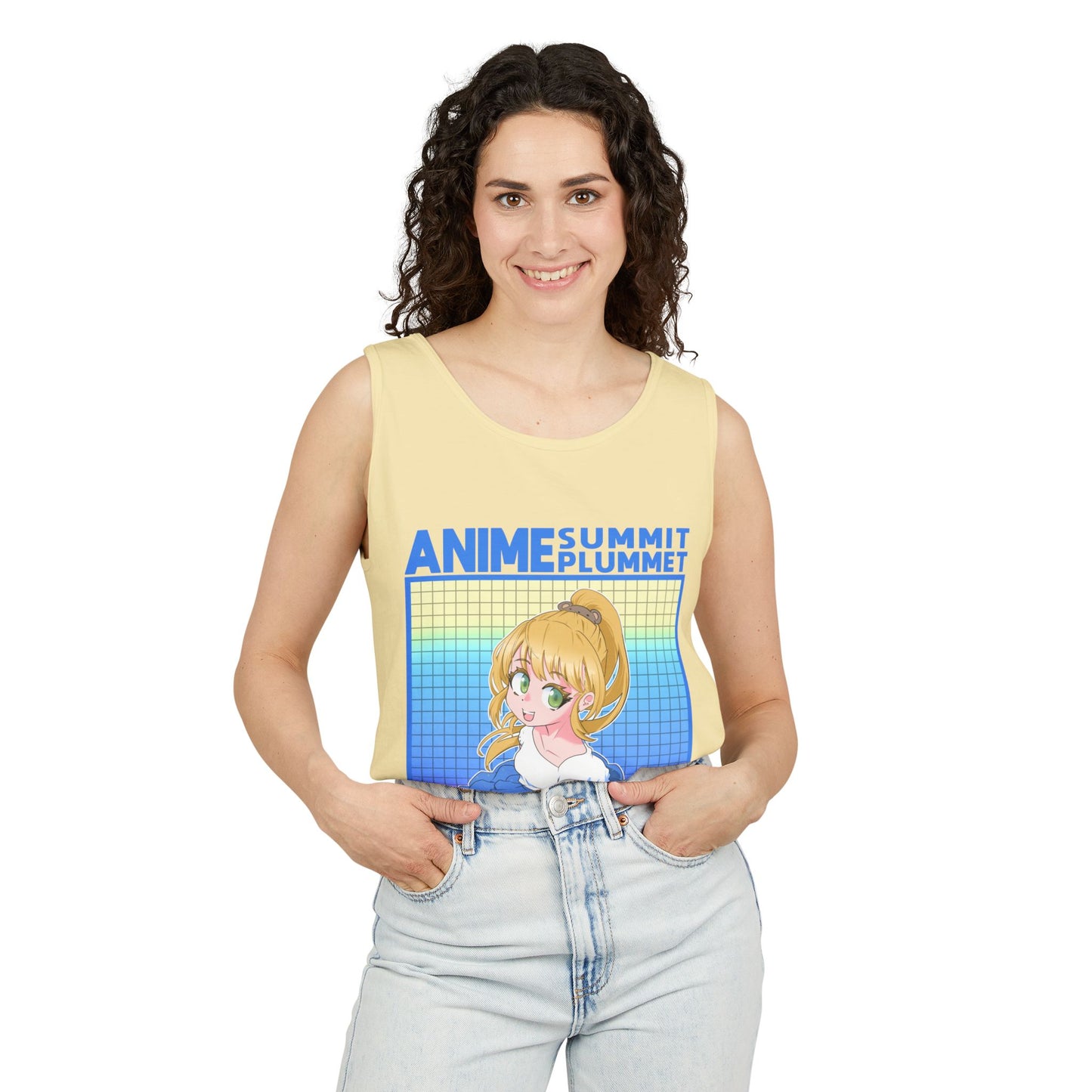 Summit X Plummet Weebs and Dweebs - Unisex Garment-Dyed Tank Top