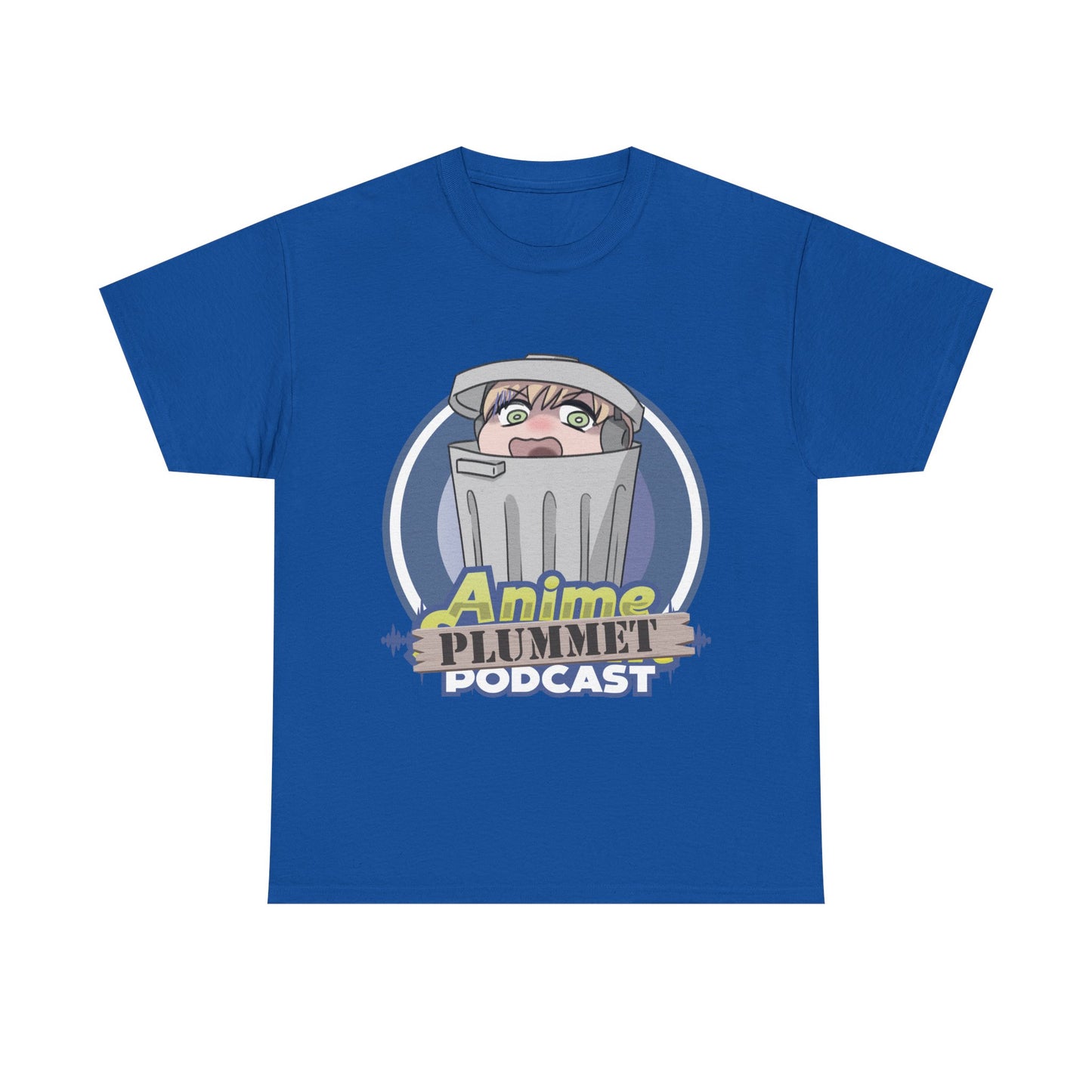 Anime Plummet Podcast Main Logo - Unisex Heavy Cotton Tee