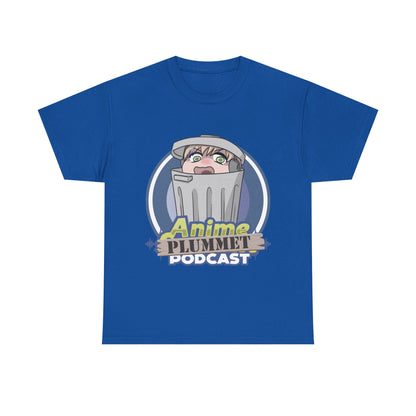 Anime Plummet Podcast Main Logo - Unisex Heavy Cotton Tee