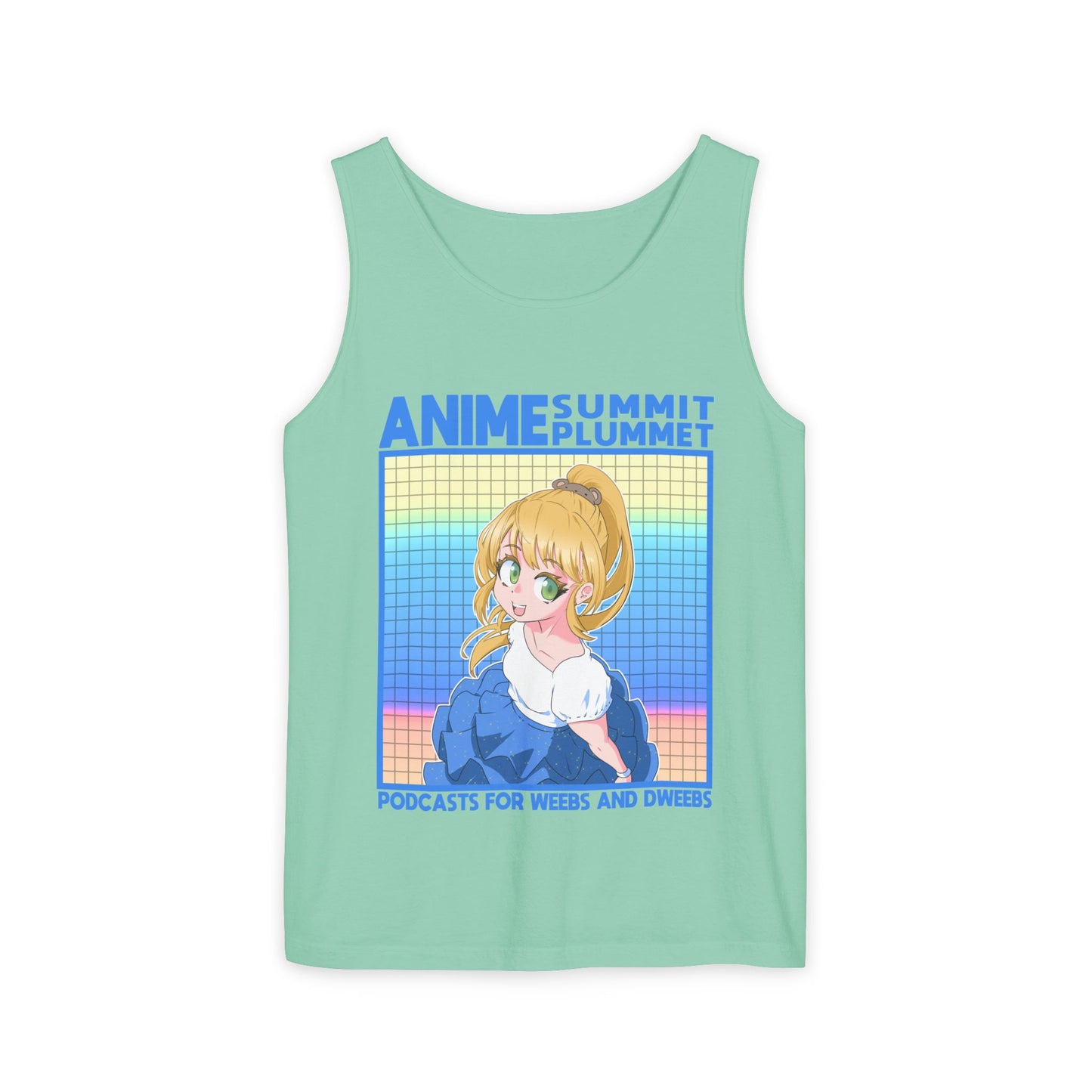 Summit X Plummet Weebs and Dweebs - Unisex Garment-Dyed Tank Top