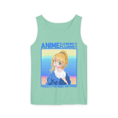 Summit X Plummet Weebs and Dweebs - Unisex Garment-Dyed Tank Top