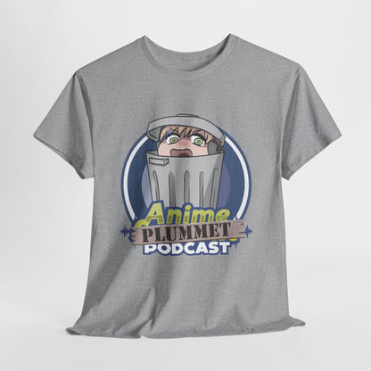 Anime Plummet Podcast Main Logo - Unisex Heavy Cotton Tee