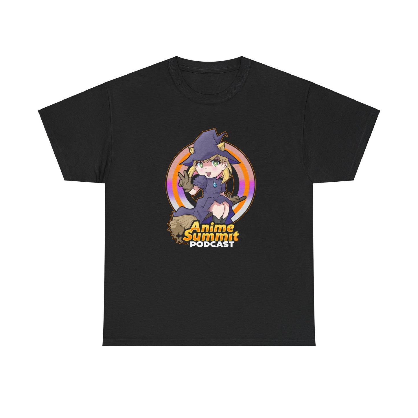 Anime Summit logo Halloween Edition - Unisex Heavy Cotton Tee