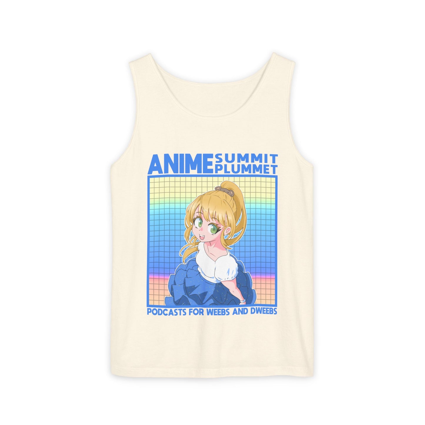 Summit X Plummet Weebs and Dweebs - Unisex Garment-Dyed Tank Top
