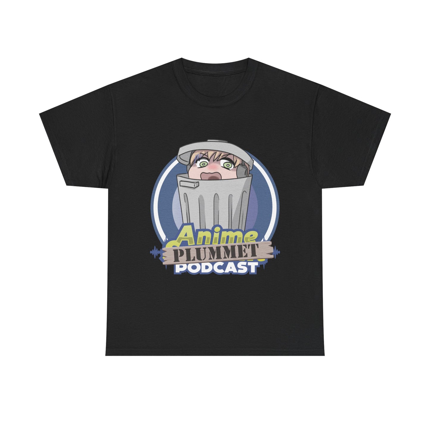 Anime Plummet Podcast Main Logo - Unisex Heavy Cotton Tee