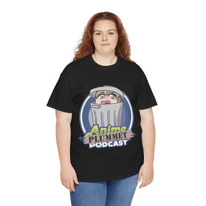 Anime Plummet Podcast Main Logo - Unisex Heavy Cotton Tee