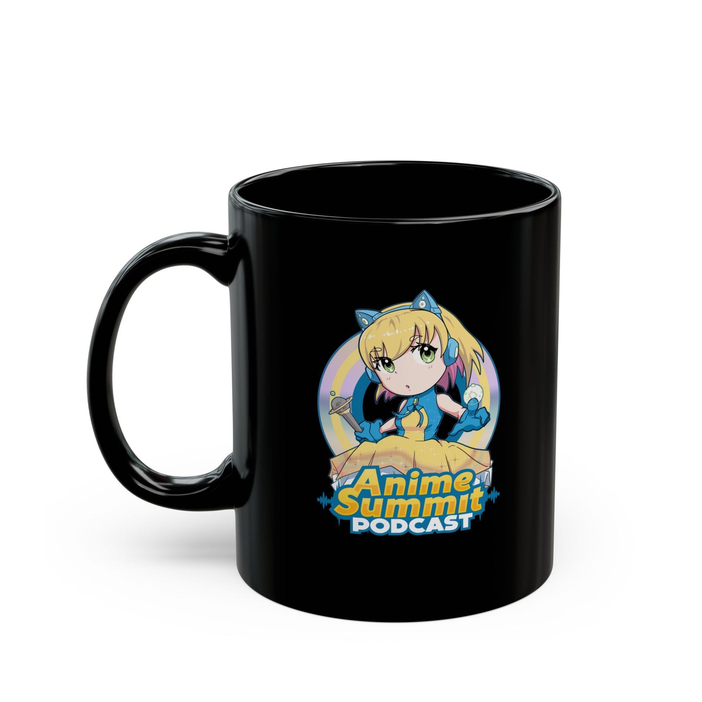 Anime Summit Logo - 11oz Black Mug