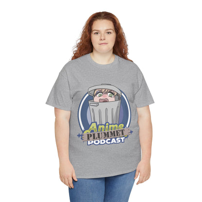 Anime Plummet Podcast Main Logo - Unisex Heavy Cotton Tee