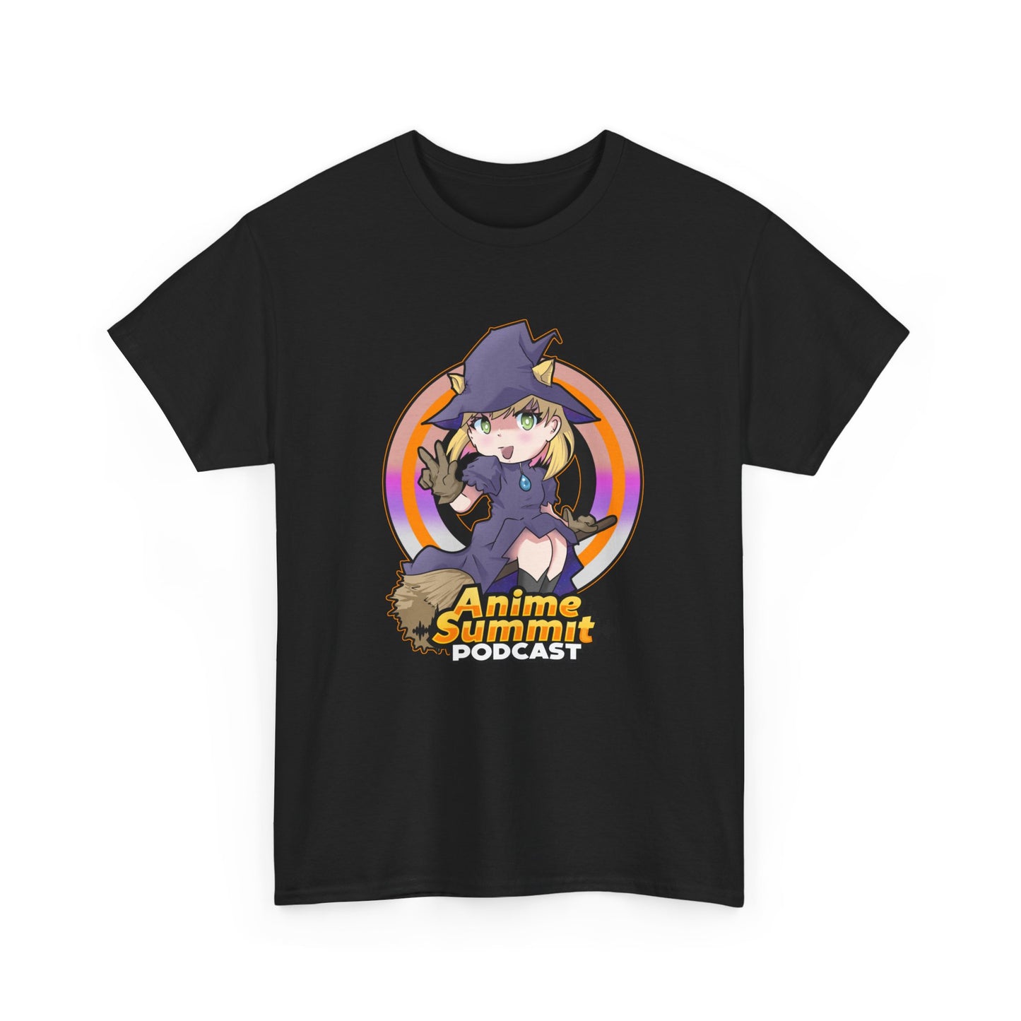 Anime Summit logo Halloween Edition - Unisex Heavy Cotton Tee