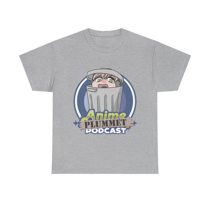 Anime Plummet Podcast Main Logo - Unisex Heavy Cotton Tee