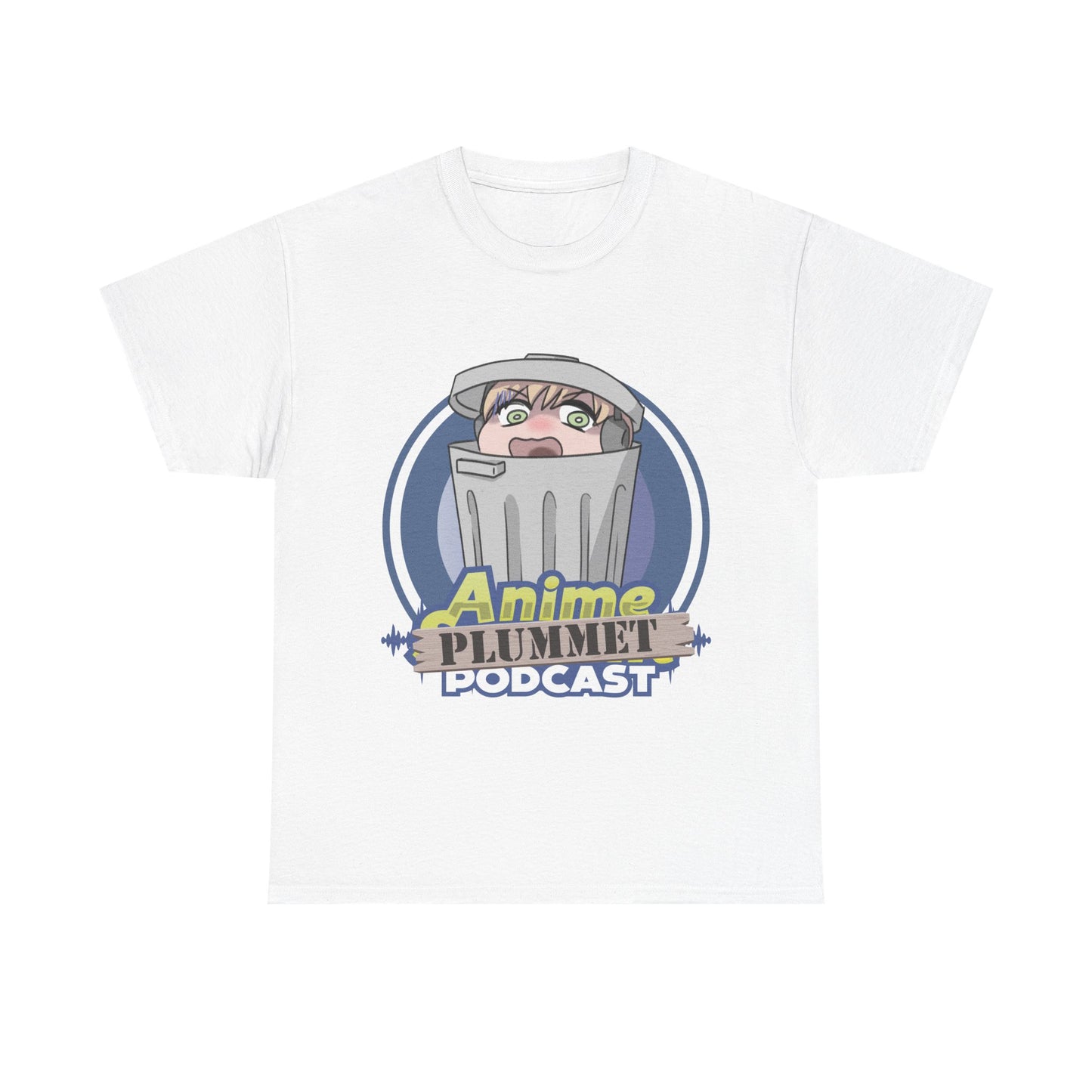 Anime Plummet Podcast Main Logo - Unisex Heavy Cotton Tee