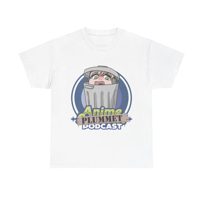 Anime Plummet Podcast Main Logo - Unisex Heavy Cotton Tee