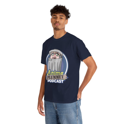 Anime Plummet Podcast Main Logo - Unisex Heavy Cotton Tee
