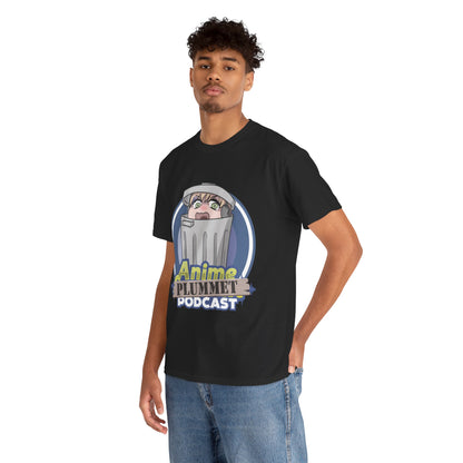 Anime Plummet Podcast Main Logo - Unisex Heavy Cotton Tee