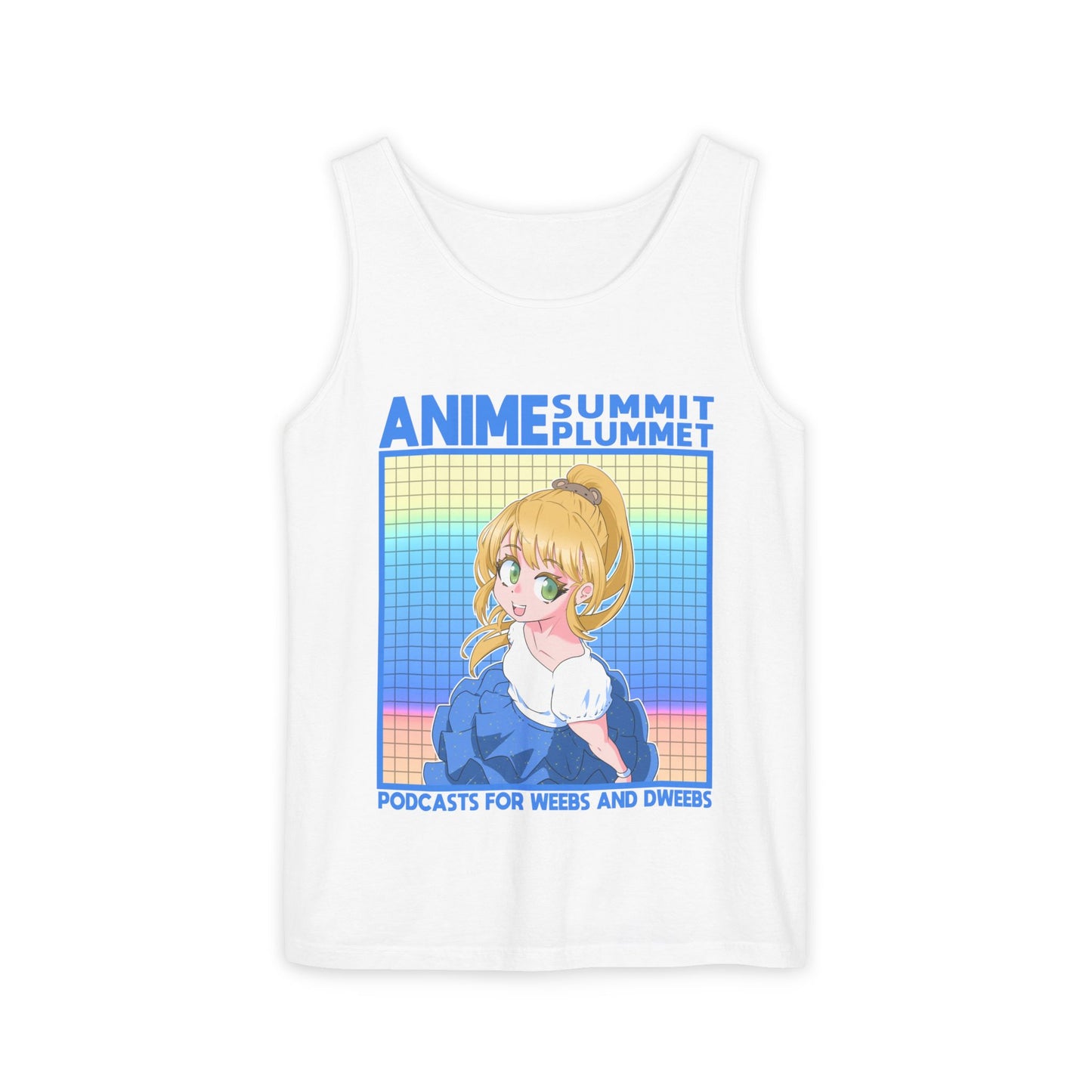 Summit X Plummet Weebs and Dweebs - Unisex Garment-Dyed Tank Top