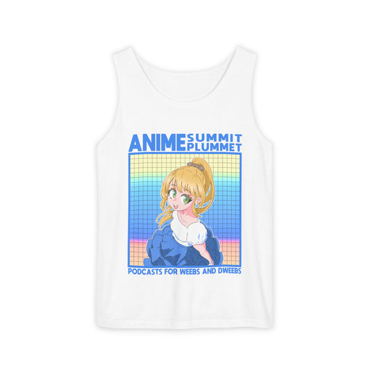 Summit X Plummet Weebs and Dweebs - Unisex Garment-Dyed Tank Top