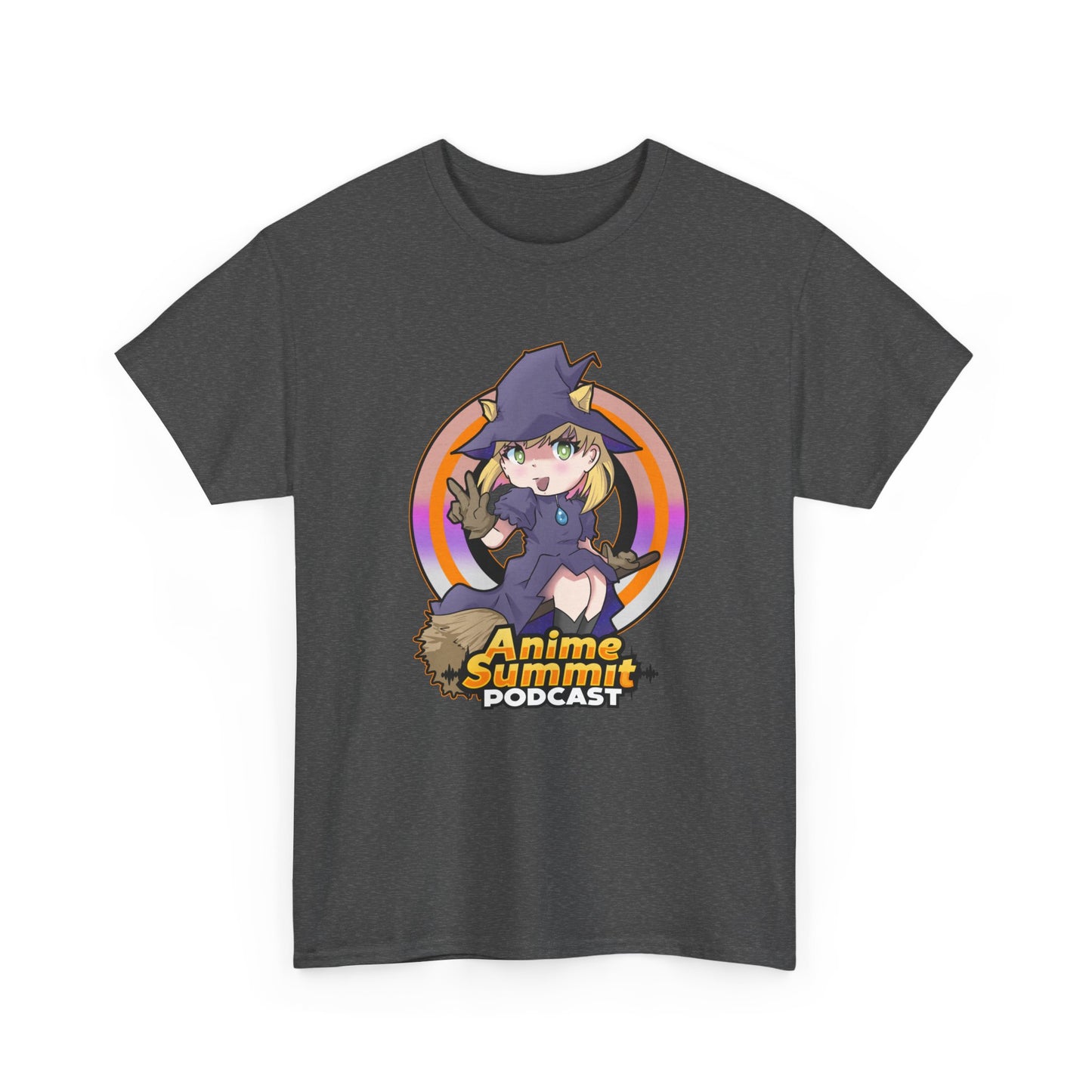 Anime Summit logo Halloween Edition - Unisex Heavy Cotton Tee